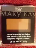 Mary Kay Creme to Powder Foundation Beige 4- Square Compact