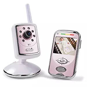 Summer Infant Slim & Secure Handheld Color Video Monitor 2.4 GHz Pink Baby Girls