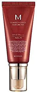 Missha M Perfect Cover BB Cream SPF 42 PA+++(#31 Golden Beige), Amazon Code Verified for Authenticity, 50ml, Concealing Blemishes, dark circles, UV Protection