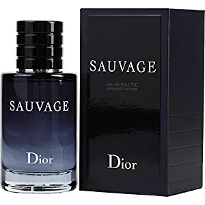 Christian Dior Sauvage for Men Eau de Toilette Spray New, 2 Fluid Ounce