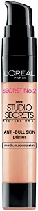 L'Oreal Paris Studio Secrets Professional Color Correcting Anti-Dull Skin Primer, Medium/Deep Skin, 0.68-Fluid Ounce