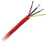 Honeywell Genesis 41015504 22/4 Solid Unshielded Cable, Red [500'/Box]