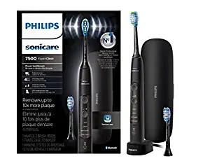 Philips Sonicare ExpertClean 7500 Rechargeable Electric Toothbrush, Black HX9690/05