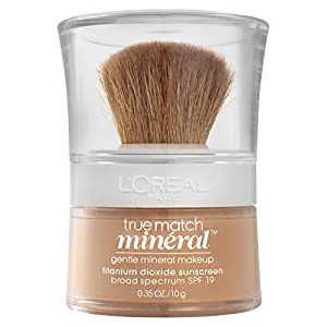 L'Oreal True Match Mineral Foundation, Natural Beige [464], 0.35 oz (Pack of 2)