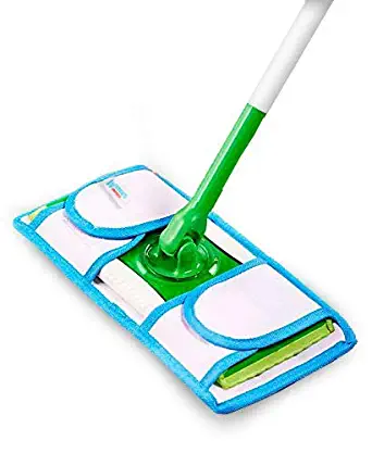 Set Of 2 Microfiber Weber’s Wonders Prime Mop Pads - Washable - Reusable - Durable - Works With Swiffer and ReadyMop Heads