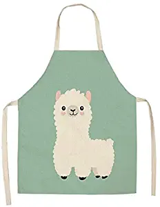 Unique Aprons - Llama Alpaca Apron Children's Apron for Birthday Party's, Gardening, Kitchen, Cooking and Baking Chef Activity Small Size for 3-8 Year Old Kids Girl and Boy, Mommy and Me