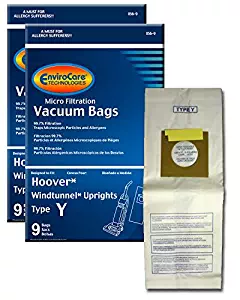 EnviroCare 18 Hoover Windtunnel Upright Type Y Vacuum Bags (Micro-filtration)
