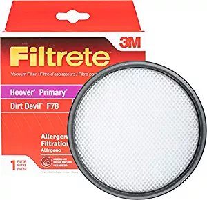 3M Filtrete Hoover Dirt Devil F78 / Kenmore Progressive Primary Vacuum Filter
