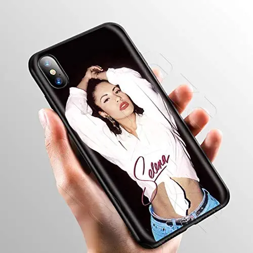 Inspired by Selena quintanilla Phone Case Compatible With Iphone 7 XR 6s Plus 6 X 8 9 11 Cases Pro XS Max Clear Iphones Cases TPU- Sweatshirt- Makeup- Hoodie- T- T- 33049431021