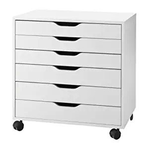 IKEA 401.962.41 Alex Drawer on Casters, White, 26" Height, 19" Width, 26" Length,