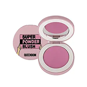 Queendom Super Powder Blush | Sorbet Pink | Highly Pigmented | Matte Powder Finish | Vegan, Cruelty Free, Paraben Free