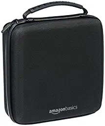 AmazonBasics Hard Shell Carry and Storage Case for Nintendo NES Classic - 8 x 8 x 3 Inches, Black