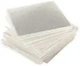 Clearshield Curing Film Squares or Plastic Tabs for Windshield and Rock Chip Repair (100 Pack)