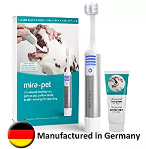 Mira-Pet Ultrasound Toothbrush for Dogs (Starter Kit)