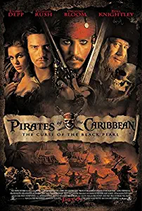 Pirates of the Caribbean: The Curse of the Black Pearl (2003) Vintage Movie Poster 24x36inch