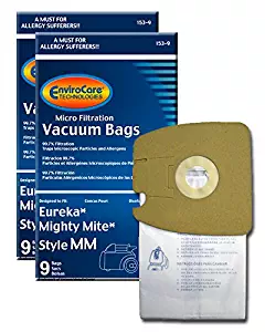 EnviroCare Replacement Micro Filtration Vacuum Bags for Eureka Style MM. Replaces Part# 60295C (Mighty Mite Vacuums) 18 Pack