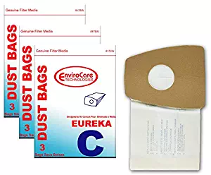 EnviroCare Replacement Vacuum Bags for Eureka Mighty Mite Type C 9 Bags
