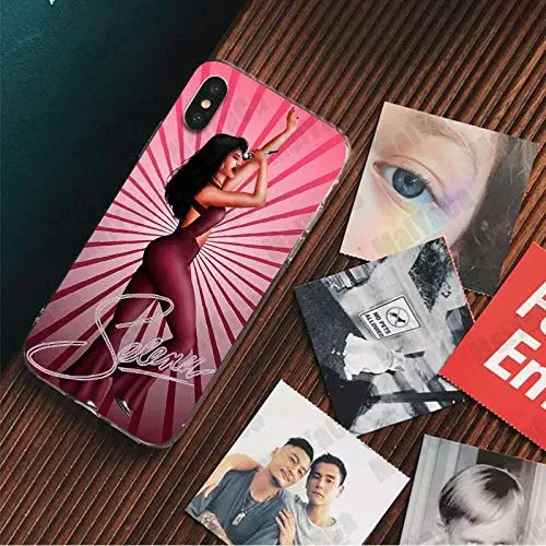 Inspired by Selena quintanilla Phone Case Compatible With Iphone 7 XR 6s Plus 6 X 8 9 11 Cases Pro XS Max Clear Iphones Cases TPU- Sweater- Makeup- Necklace- Men- Men- 33051437912