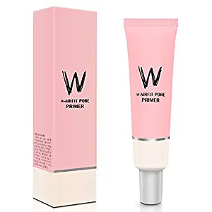 Pore Primer Face Makeup Base, Pink Isolation Cream Invisible Pore, Big Cover Acne Marks, Smooth Skin, Oil Control Moisturizing Essence Concealer Foundation-35g