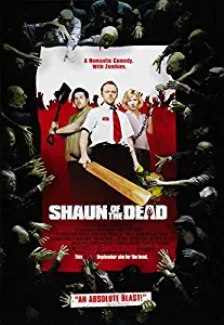 Shaun of The Dead Movie Poster Prints Wall Art Decor Unframed,32x22 16x12 Inches,Multiple Patterns Available