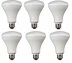 TCP Recessed Kitchen LED Light Bulbs, 65W Equivalent, Non-Dimmable, Soft White (6 Pack)