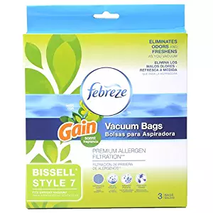 Febreze with Gain Scent Style 7 Vacuum Bags, 17F9G,White