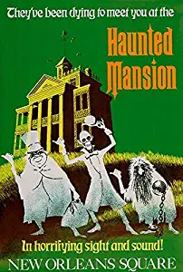 Disneyland - The Haunted Mansion - 1969 - Promotional Advertising Poster