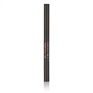 Flower Beauty Draw The Line Eyebrow Pencil - Long Lasting, Smudge Resistant, Natural Result Makeup w/Vitamin E (Dark Brunette)
