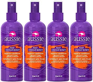 Aussie Hair Insurance Leave-In Conditioner 8 oz (Pack of 4)