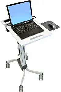 Ergotron, Inc - Ergotron Neo-Flex 24-205-214 Laptop Cart - 4 Caster - Aluminum, Plastic, Steel - 28.8"47.8" "Product Category: Office Equipment/Carts & Trolleys"
