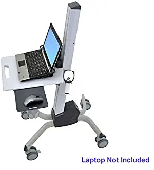 Ergotron 24-205-214 Neo-Flex Laptop Cart - Cart for notebook - plastic, aluminum, steel - two-tone gray