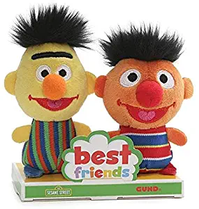 Gund Sesame Street Bert and Ernie BFF Set, 4"