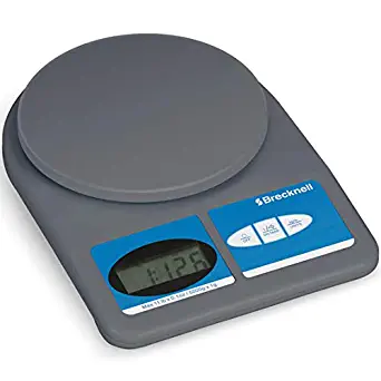 Brecknell 311 Electronic Office Scale, 11 lb Capacity, LCD Display, Battery Operated