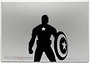 Captain America Full Body- Decal Sticker for MacBook, Air, Pro All Models