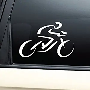 Nashville Decals Biking Symbol Biker Vinyl Decal Laptop Car Truck Bumper Window Sticker