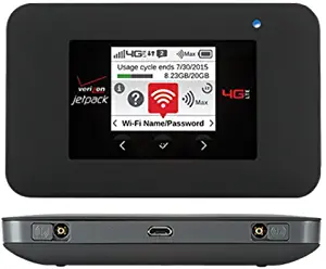 Verizon Jetpack 4G LTE Mobile Hotspot - AC791L With Accessory Port Includes JPO Car Bullet charger head (Renewed)