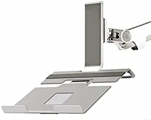 Humanscale M2NHS Silver Notebook Mount Laptop Holder Bracket for M2 or M8 Monitor Arms